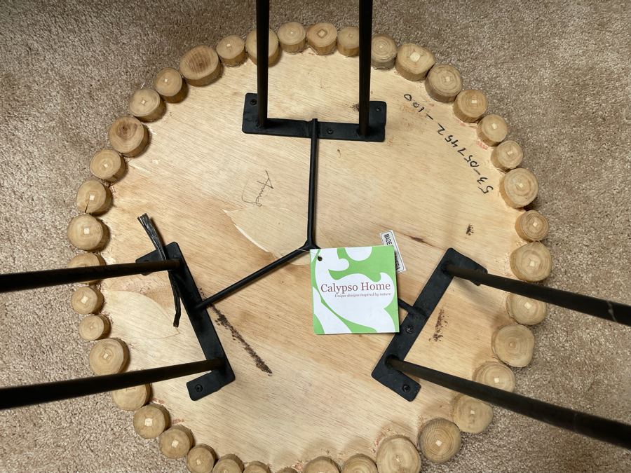 Calypso Home Modern Occasional Table With Metal Base 22W X 19H [Photo 7]