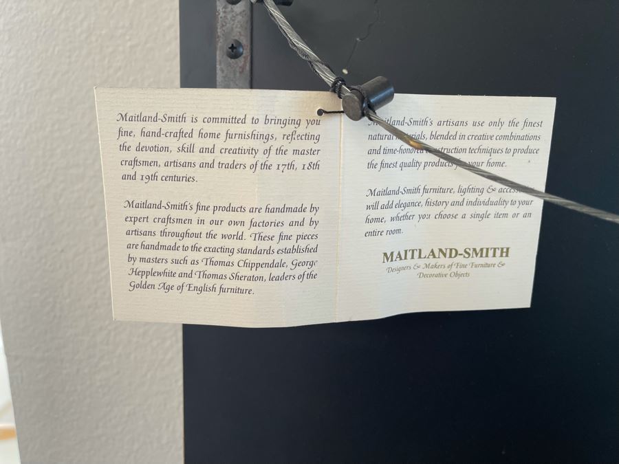 Large Maitland-Smith Decorative Print On Board 6'H X 28'W [Photo 12]