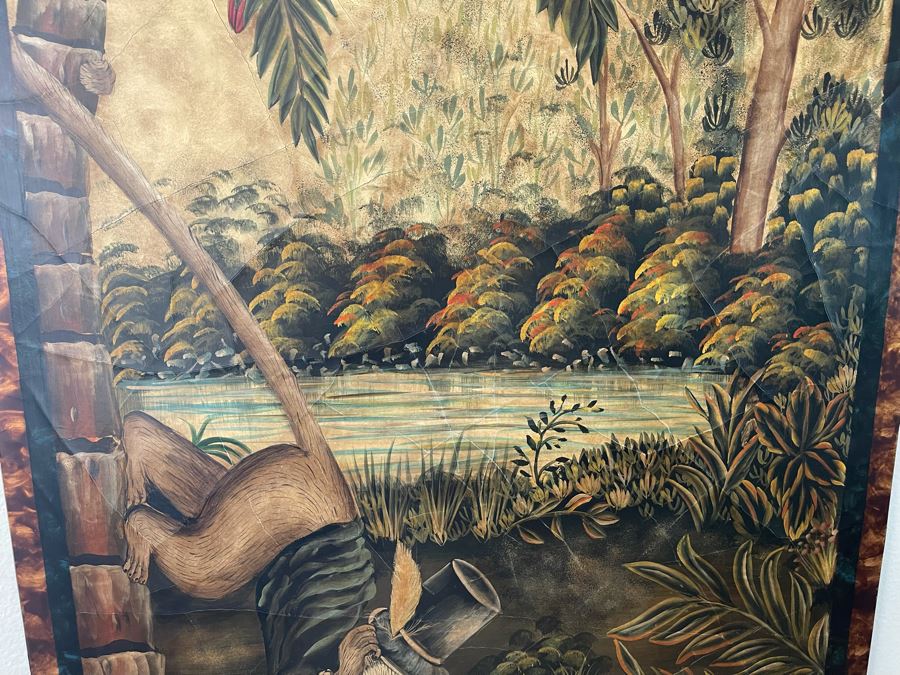 Large Maitland-Smith Decorative Print On Board 6'H X 28'W [Photo 8]