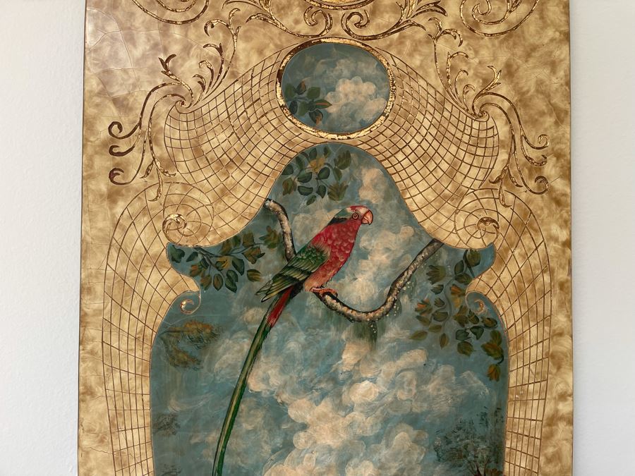 Large Theodore Alexander Decorative Designer Print On Board 8'H X 24'W [Photo 8]