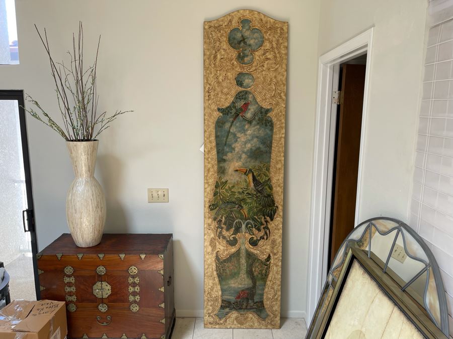 Large Theodore Alexander Decorative Designer Print On Board 8'H X 24'W [Photo 2]