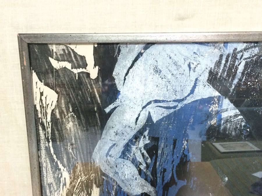 Marc Grant Original Block Print Signed [Photo 3]