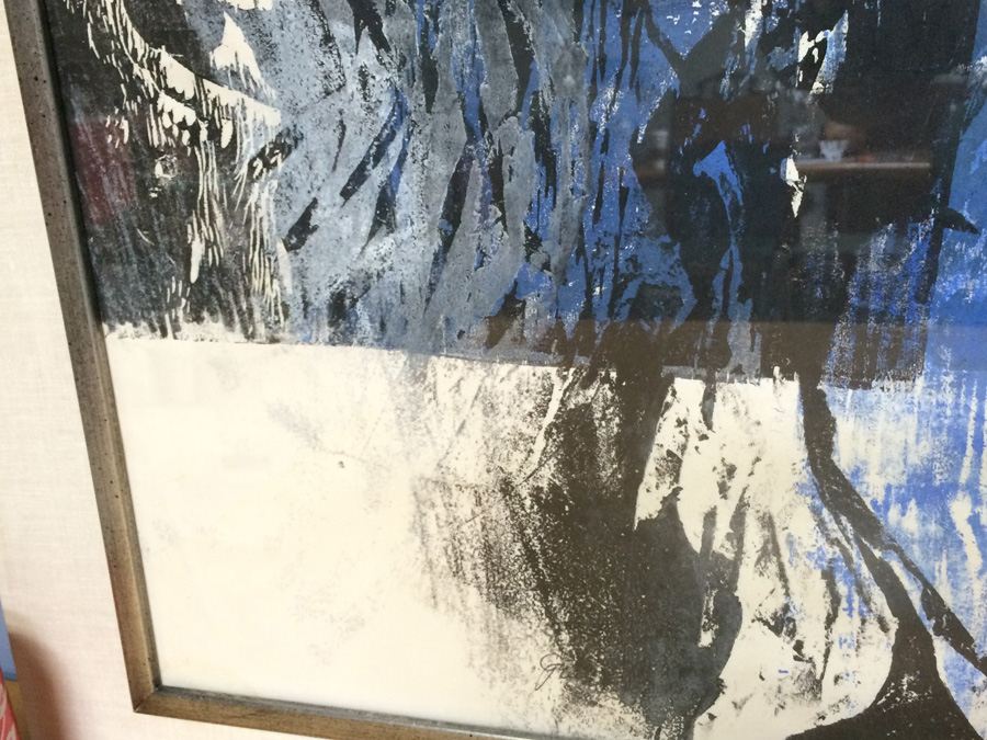 Marc Grant Original Block Print Signed [Photo 6]