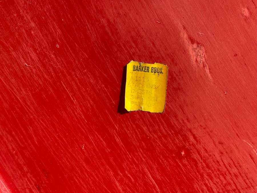 Vintage Barker Bros. Stacking Chests 3 Piece Set 30W X 16D X 28H [Photo 5]