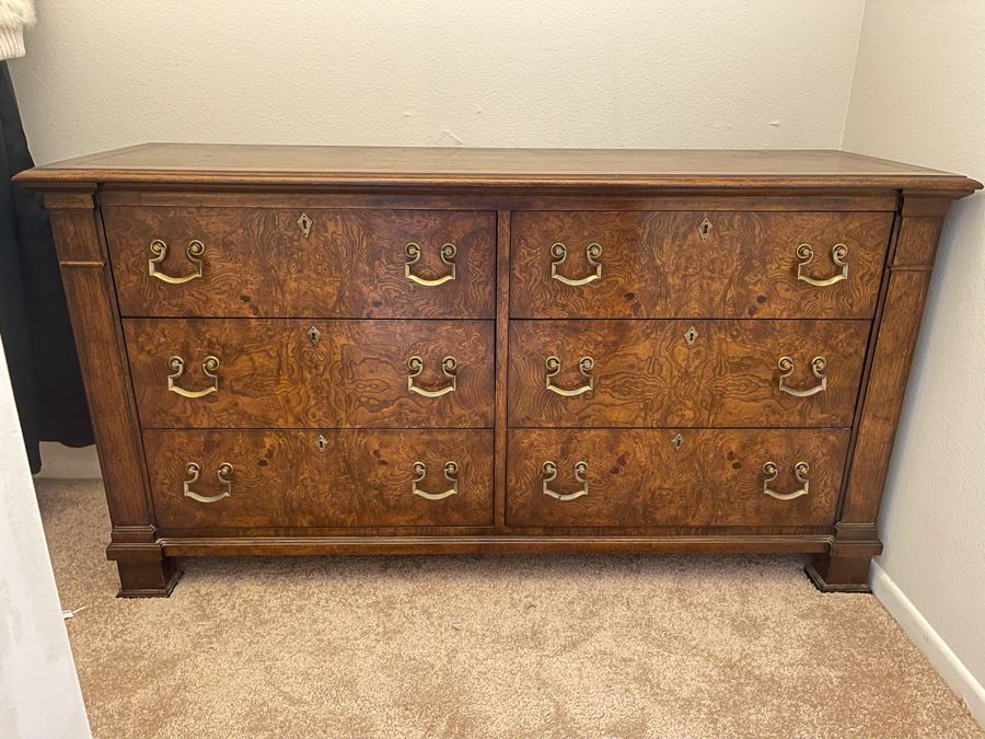 Century Furniture Burled Walnut Chest Of Drawers [Photo 1]
