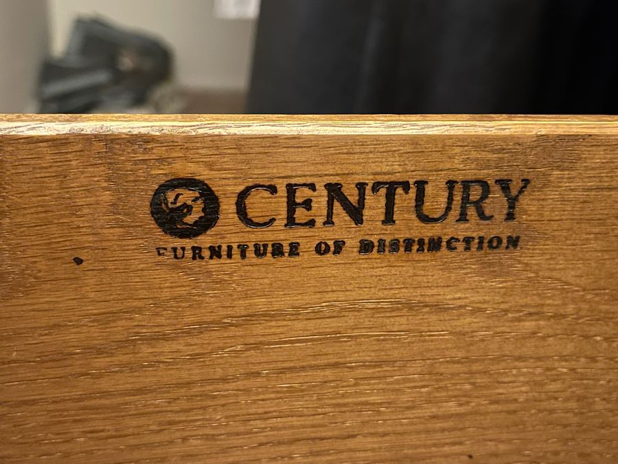 Century Furniture Burled Walnut Chest Of Drawers [Photo 5]