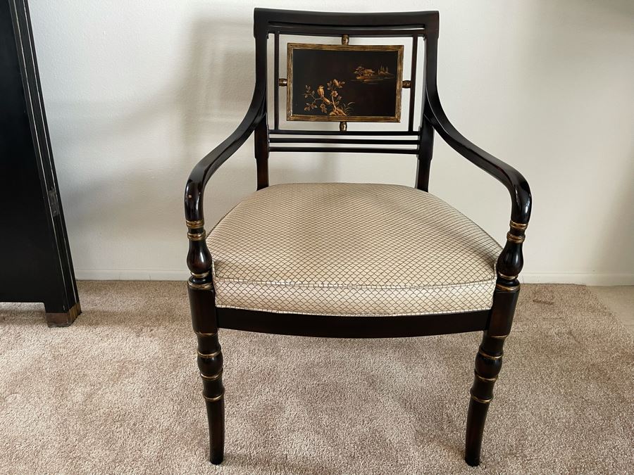 Theodore Alexander Library Open Arm Chair Retails $1,495 [Photo 2]