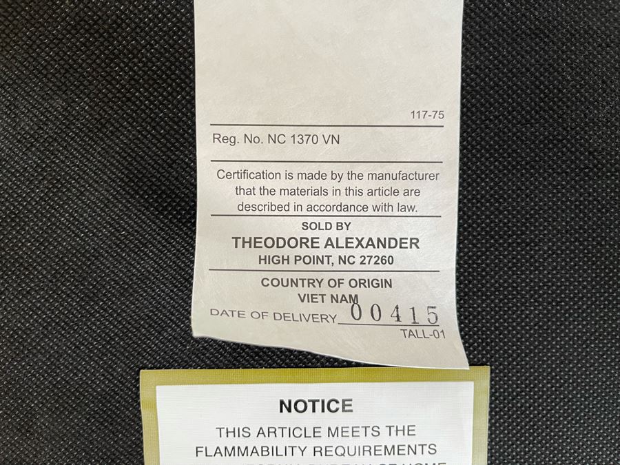 Theodore Alexander Library Open Arm Chair Retails $1,495 [Photo 10]