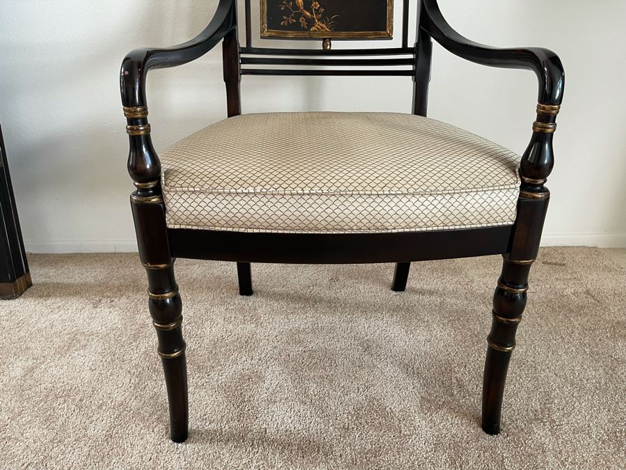 Theodore Alexander Library Open Arm Chair Retails $1,495 [Photo 4]