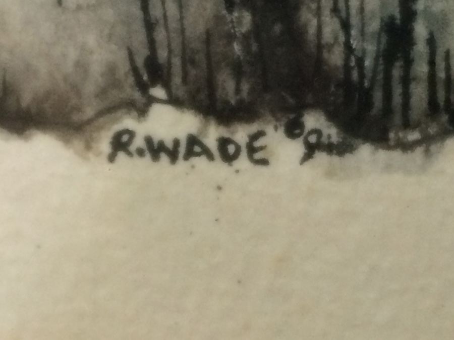 R. Wade 1969 Watercolor [Photo 5]