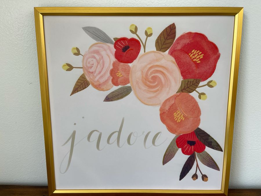 Floral Framed Print 25.5 X 25.5 [Photo 2]