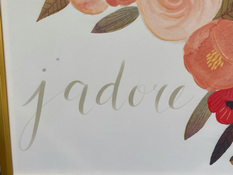 Floral Framed Print 25.5 X 25.5 [Photo 3]