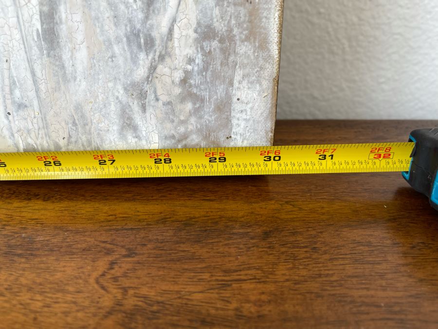 Living Spaces Golden Abstract Canvas Print 30 X 30 Retails $275 [Photo 4]