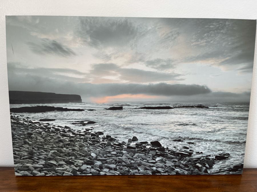 Canvas Ocean Beach Print 36 X 24 [Photo 2]