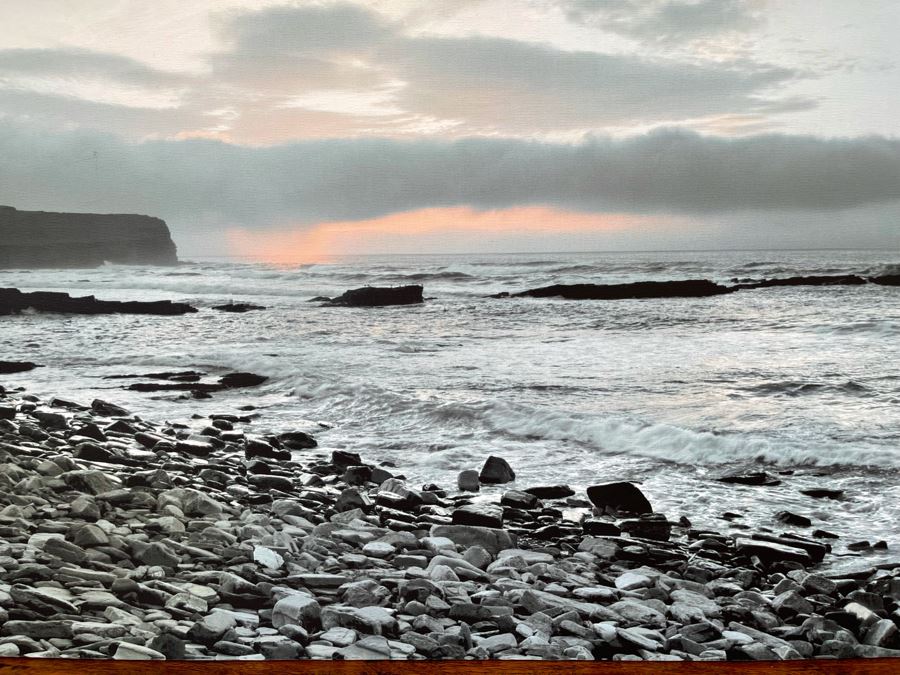 Canvas Ocean Beach Print 36 X 24 [Photo 3]