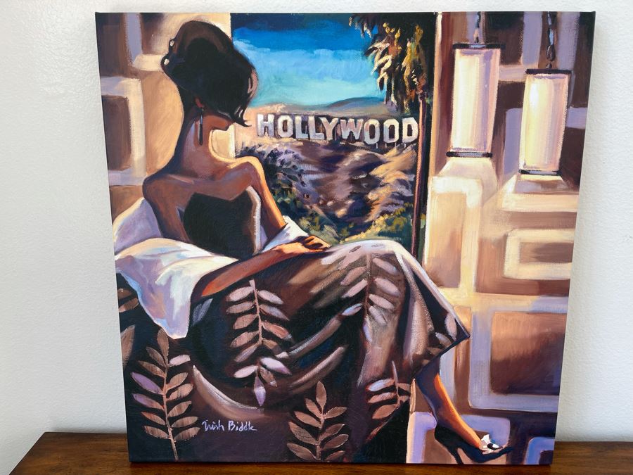 Aaron Brothers Hollywood Sign Canvas Print 30 X 30 Retails $129 [Photo 1]