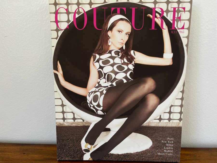 Vintage Couture Canavs Model Print 16 X 20 [Photo 4]