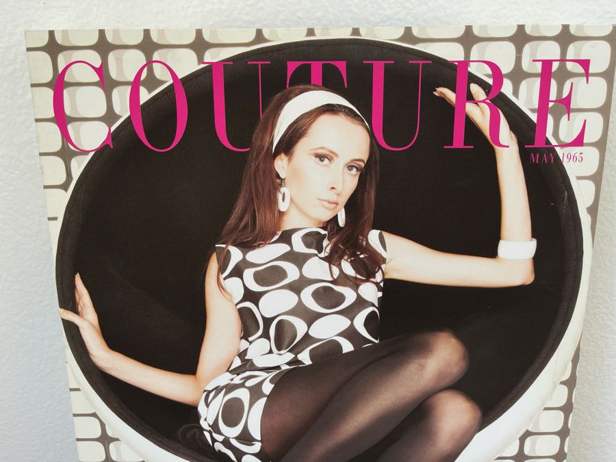 Vintage Couture Canavs Model Print 16 X 20 [Photo 3]