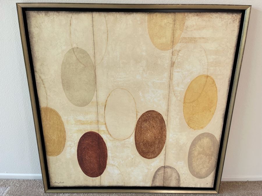 Ethan Allen Artist Proof Giclee Print Titled 'Modern Study I' By Sean Jacobs With Certificate 47 X 47 [Photo 2]