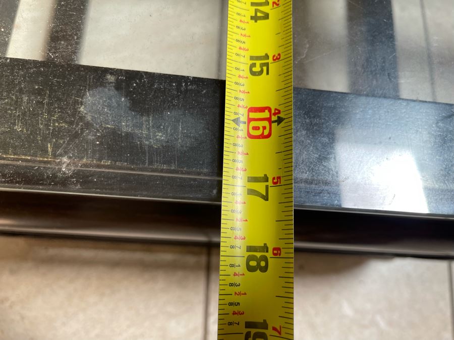 Baker Furniture Low Profile Chinoiserie Entry Table With Glass Top 60W X 17D X 12H [Photo 11]