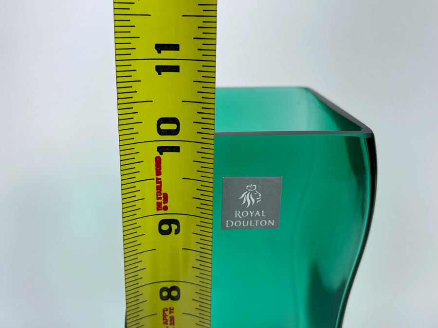 Royal Doulton Glass Vase 10H [Photo 6]