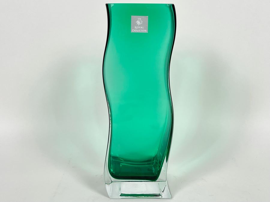 Royal Doulton Glass Vase 10H [Photo 2]