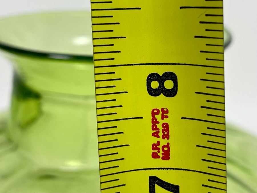 Blenko Green Glass Vase 11W X 8H Retails $69 [Photo 9]