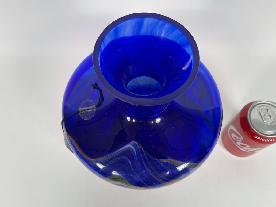 Handmade Glass Vase From Poland 8W X 11H [Photo 6]