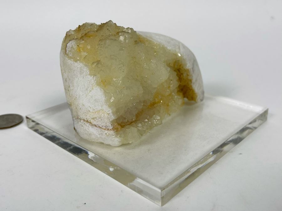 Organic Rock Sculpture On Lucite Base 5W X 3H [Photo 2]