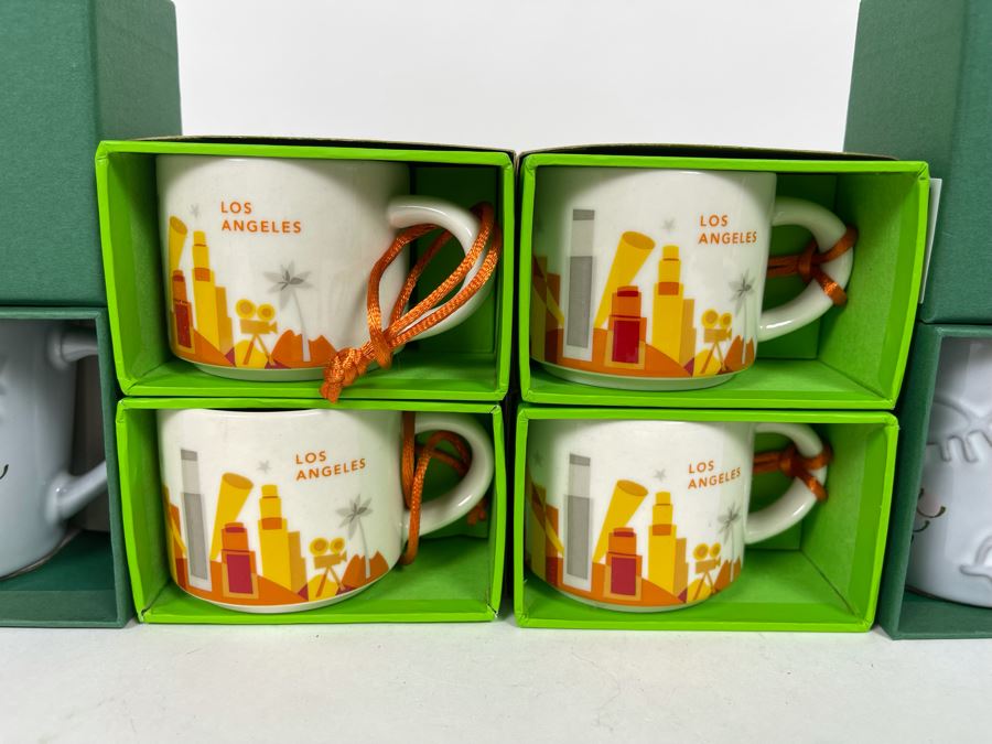 (6) New Set Of Starbucks Collectible Mugs Cups [Photo 3]