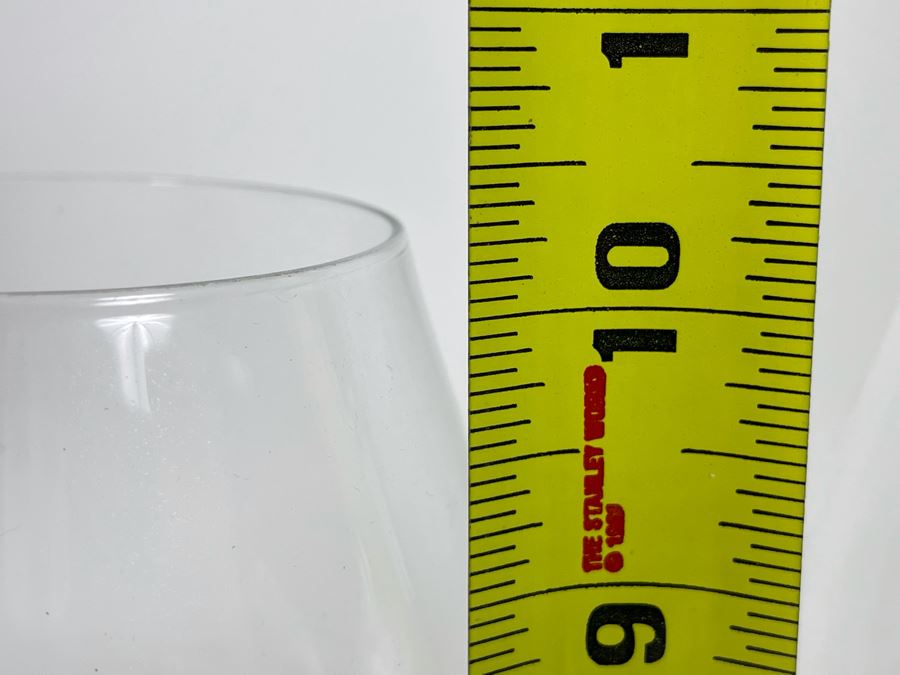 Z Gallerie Gemini Double Sided Wine Glasses 10.25H Retails $51 [Photo 6]