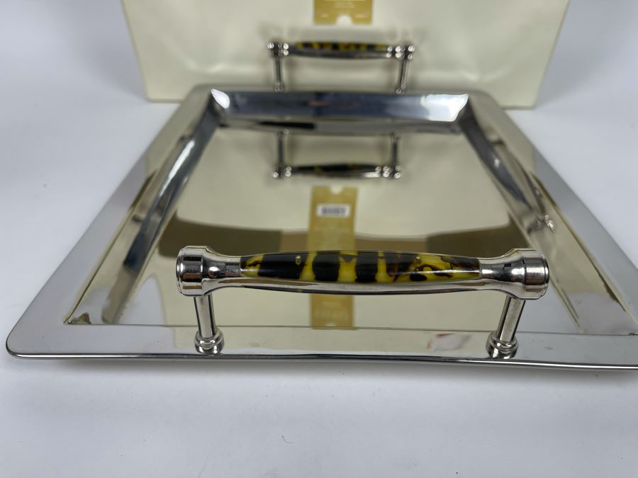 Ralph Lauren Stainless Steel Serving Tray Retails $85 [Photo 3]