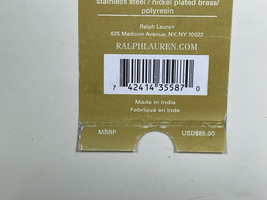 Ralph Lauren Stainless Steel Serving Tray Retails $85 [Photo 6]