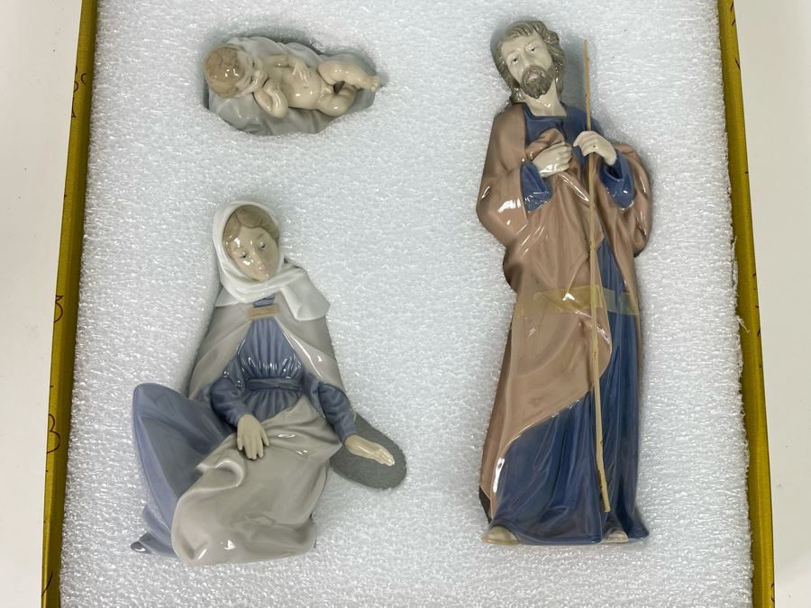 New Set Of NAO Nativity Scene Figurines With Box Spain