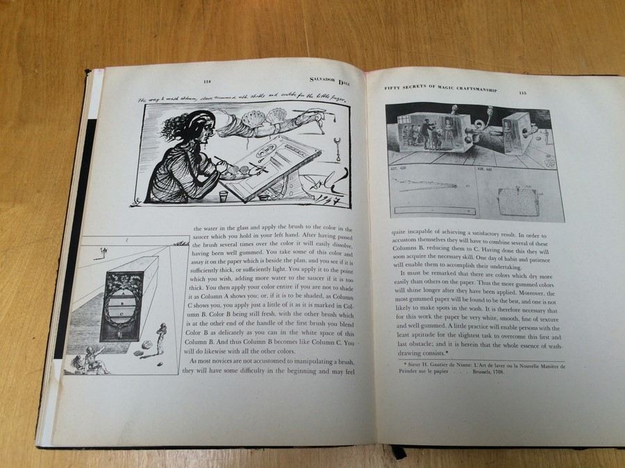Salvador Dali Book 50 Secrets of Magic Craftmanship 1948 [Photo 55]