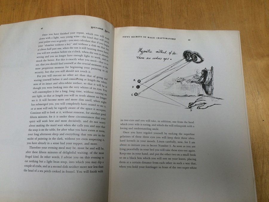 Salvador Dali Book 50 Secrets of Magic Craftmanship 1948 [Photo 35]