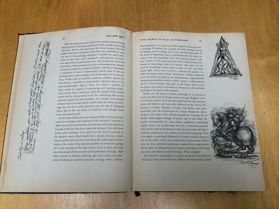 Salvador Dali Book 50 Secrets of Magic Craftmanship 1948 [Photo 21]
