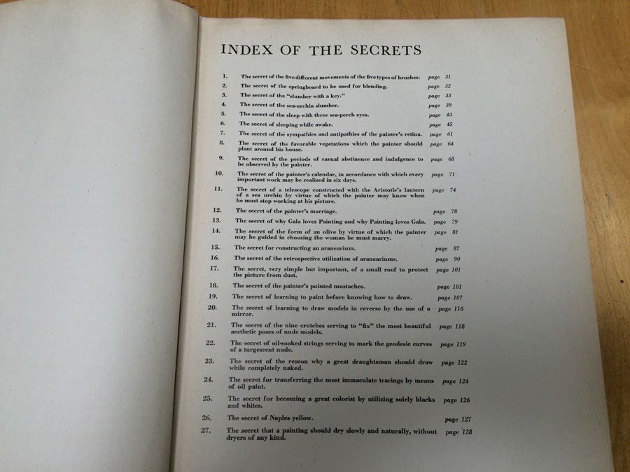 Salvador Dali Book 50 Secrets of Magic Craftmanship 1948 [Photo 12]