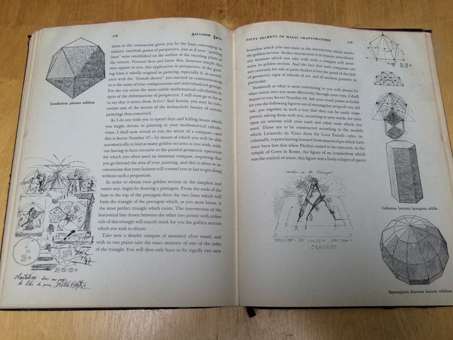 Salvador Dali Book 50 Secrets of Magic Craftmanship 1948 [Photo 88]