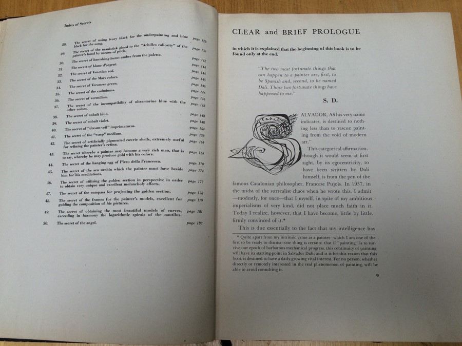 Salvador Dali Book 50 Secrets of Magic Craftmanship 1948 [Photo 13]