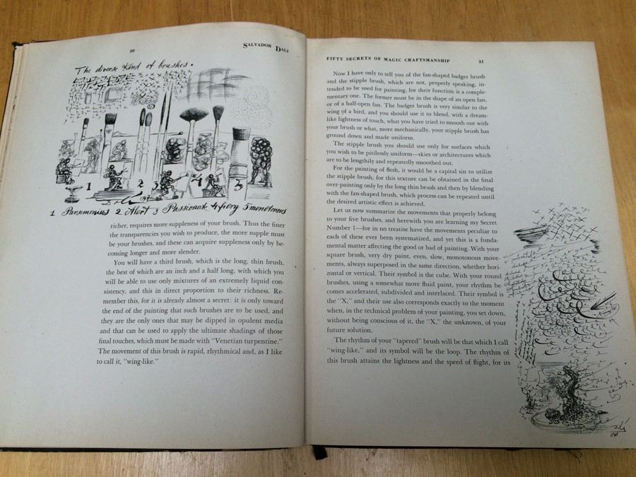 Salvador Dali Book 50 Secrets of Magic Craftmanship 1948 [Photo 29]