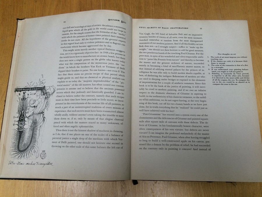 Salvador Dali Book 50 Secrets of Magic Craftmanship 1948 [Photo 16]