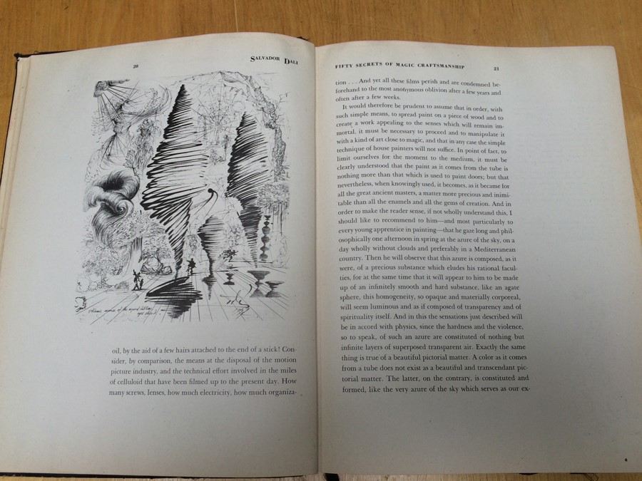 Salvador Dali Book 50 Secrets of Magic Craftmanship 1948 [Photo 23]