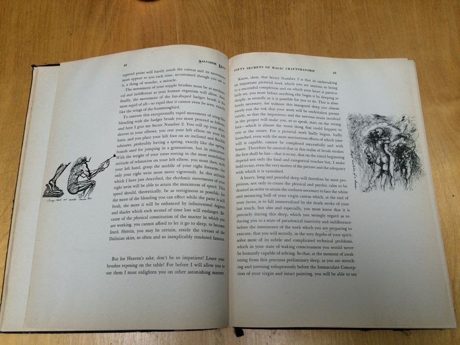 Salvador Dali Book 50 Secrets of Magic Craftmanship 1948 [Photo 30]