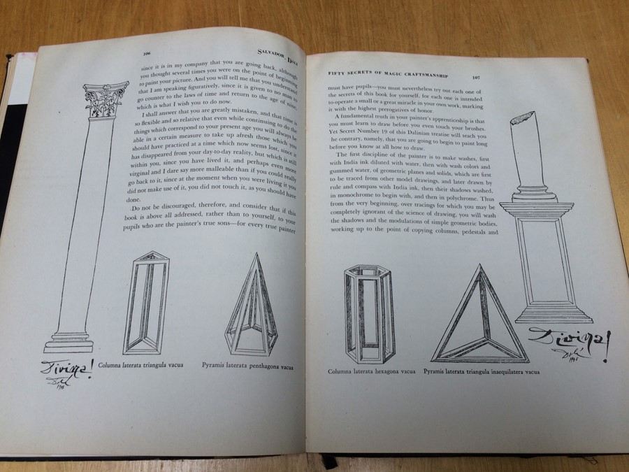 Salvador Dali Book 50 Secrets of Magic Craftmanship 1948 [Photo 52]