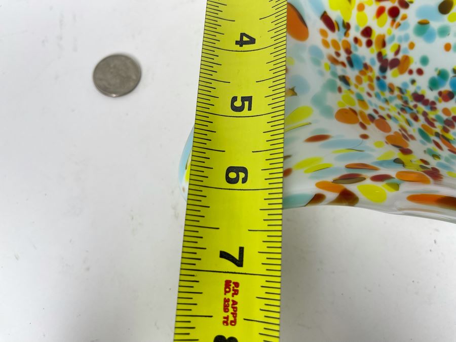 Colored Glass Dish 7.5W X 6D X 2H [Photo 6]