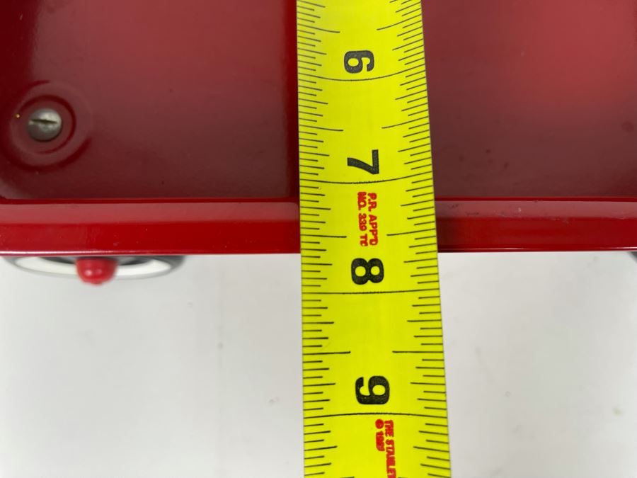 Small Nordstrom Red Display Wagon 14W X 7.5D X 5.5H [Photo 4]