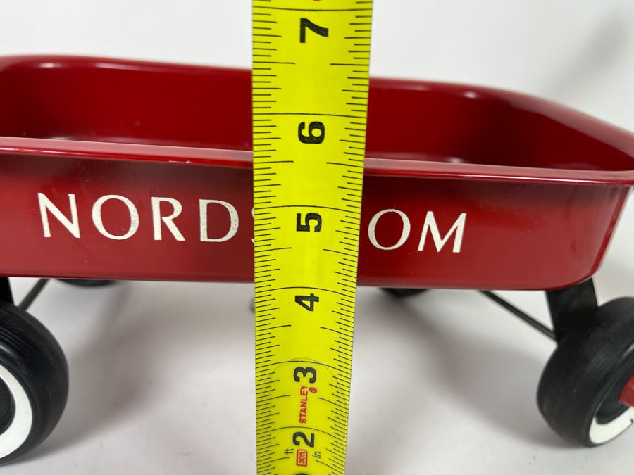 Small Nordstrom Red Display Wagon 14W X 7.5D X 5.5H [Photo 5]