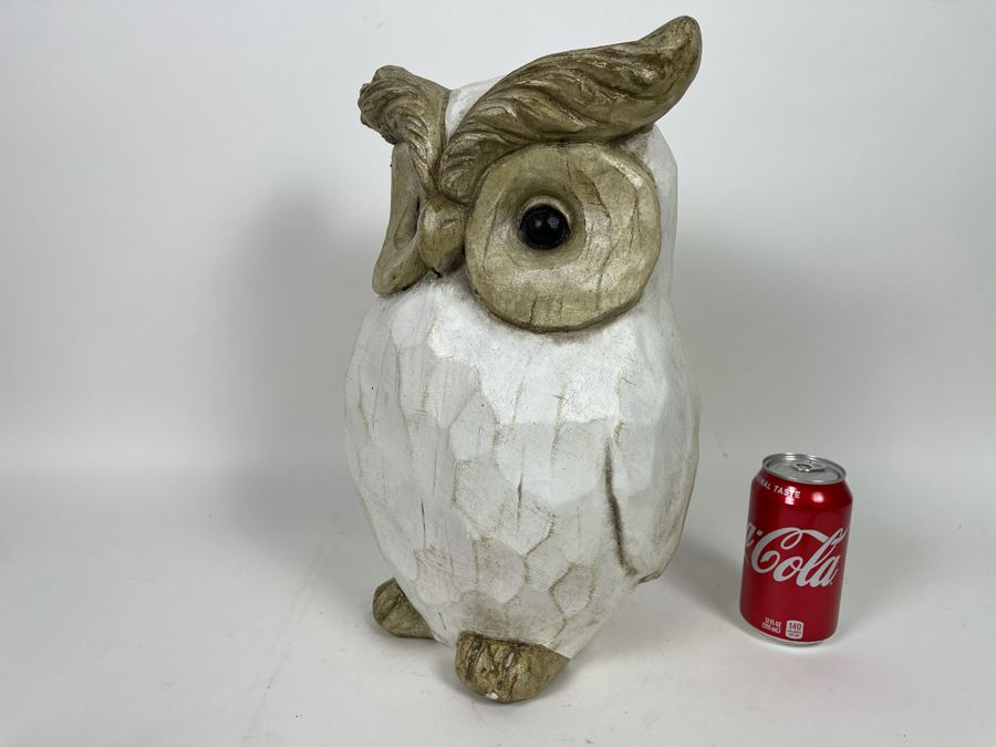 Resin Owl Statue 10W X 16H [Photo 5]