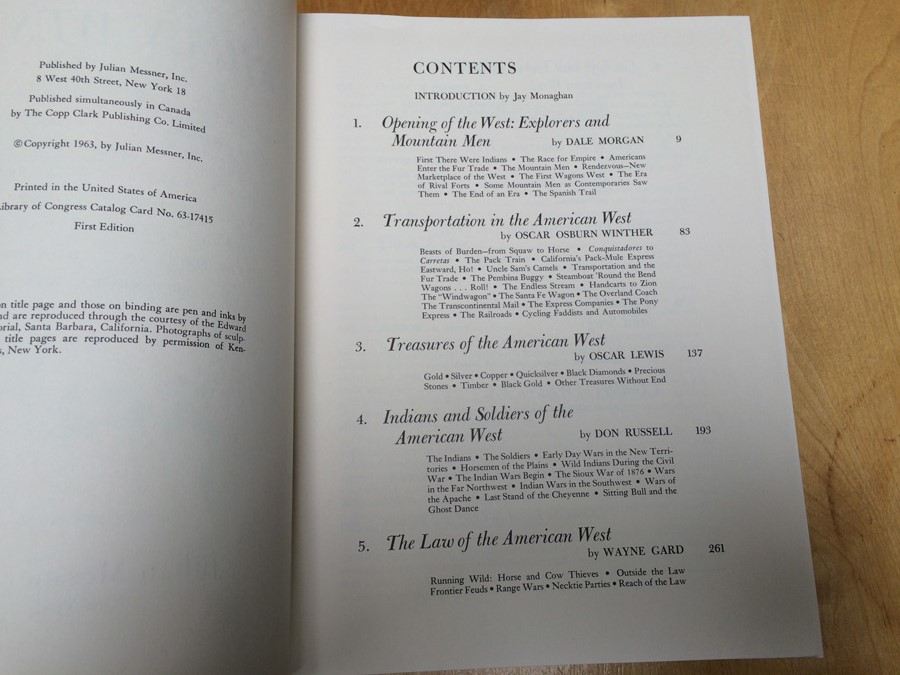 Book of the American West - Messner First Edition [Photo 6]